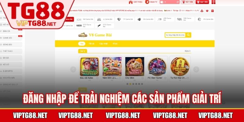 Đăng nhập dễ dàng để trải nghiệm các sản phẩm giải trí